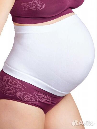 Бандаж бесшовный дородовый Фест белый