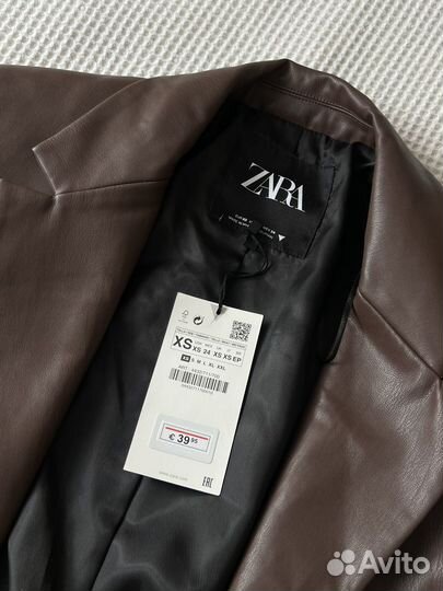 Пиджак zara новый