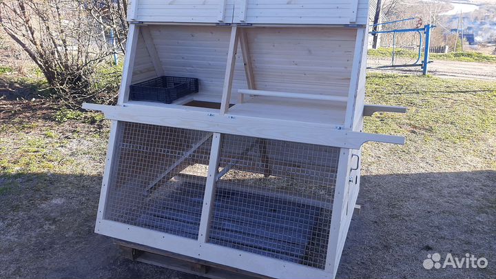Мобильный летний домик для кур