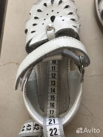 Босоножки кожаные 27 размер fabi