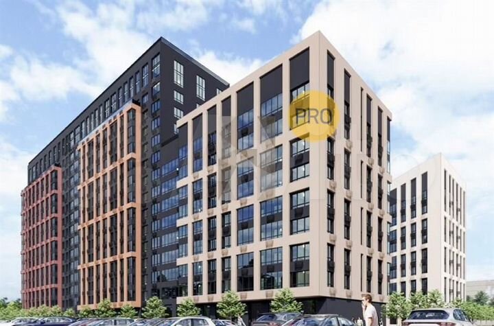 Квартира-студия, 36,6 м², 12/15 эт.