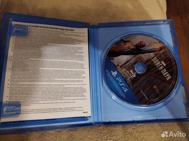 Человек паук ps4 диск на русском