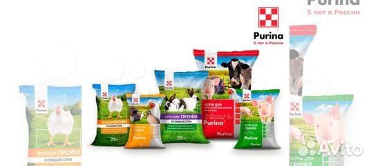 Корм. Пурина. зцм. Комбикорм для животных