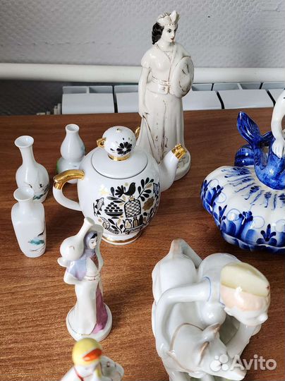 13 фарфоровых статуэток советские