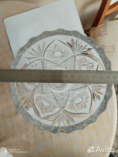 Ваза хрустальная большая СССР