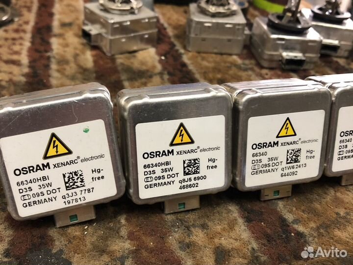 Лампы ксенон б/у D1S, D3S D5S