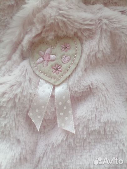 Пушистая кофточка на подкладке для малыша