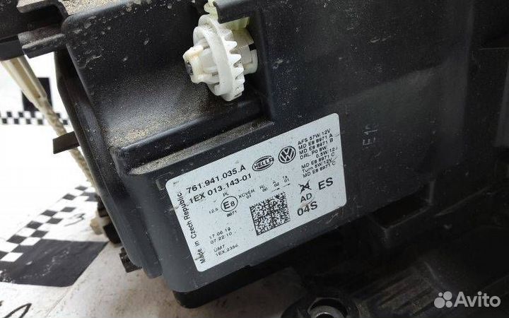 Фара левая Volkswagen Touareg