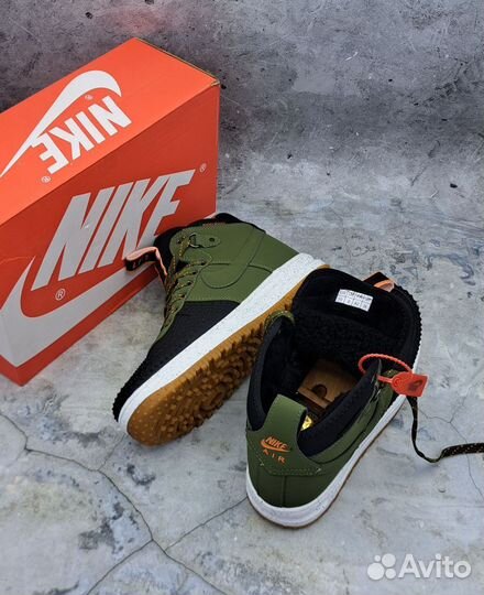 Кроссовки Зимние Air Force Lunar с мехом