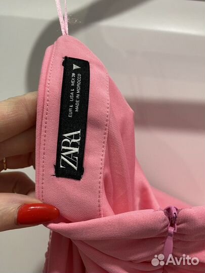 Розовый топ Zara M/L