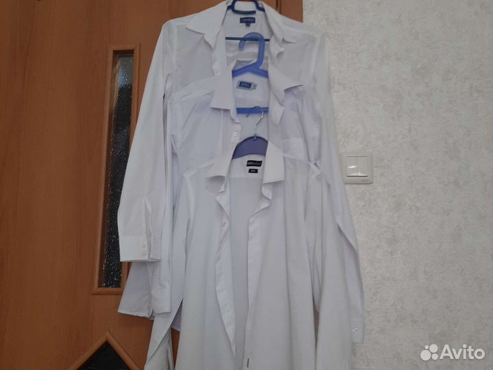 Рубашка белая р.152-158