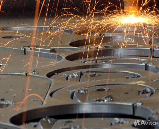 Услуга плазменная резка листа на пластины детали