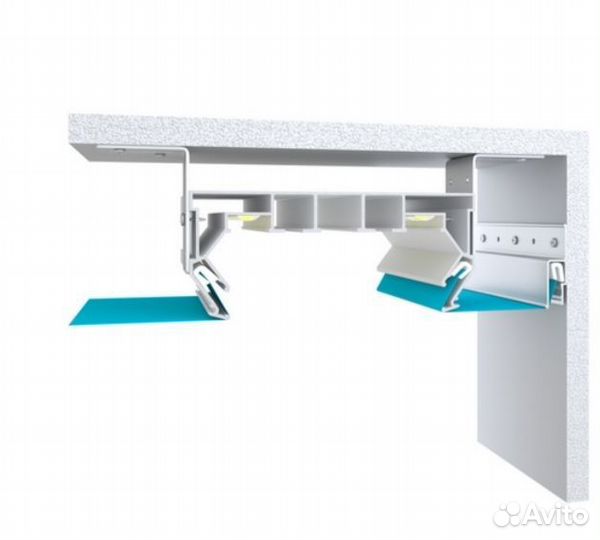 Профиль гардина для натяжных потолков