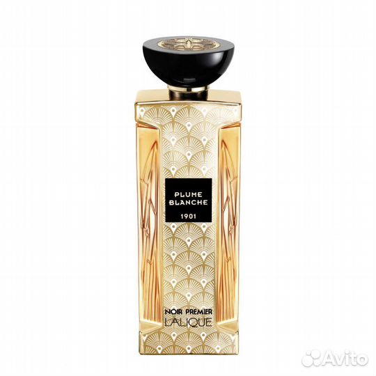 Lalique plume blanche 1901, noir premier