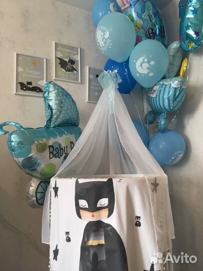 Кроватка трансформер круглая