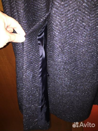 Пальто женское франция 44-46р шерсть альпака шелк