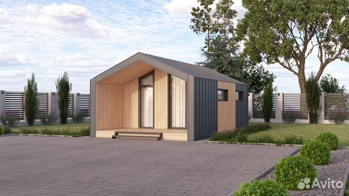 Барнхаус 45м² под ключ на вашем участке