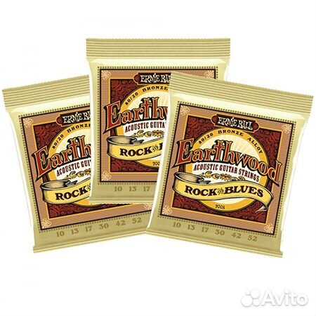 Струны для гитары Ernie Ball 2008. 3 упаковки