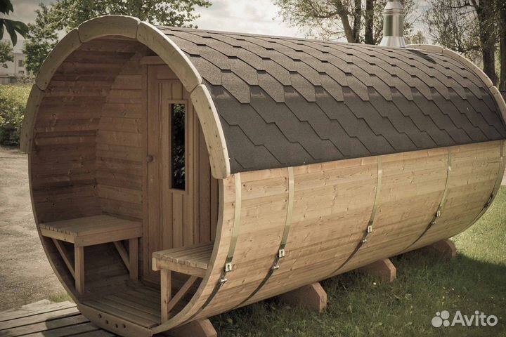 Баня бочка под ключ