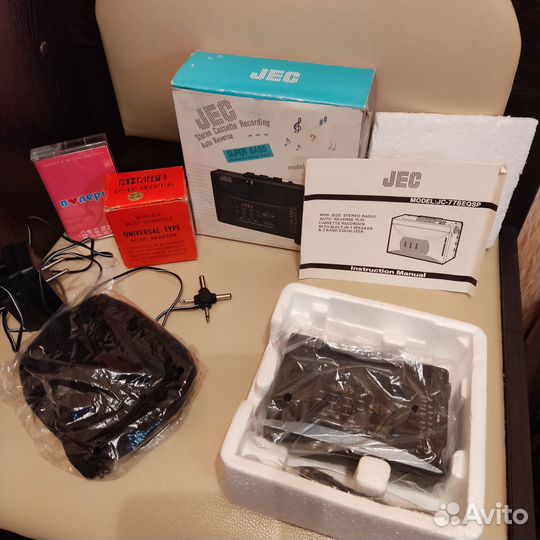 Кассетный плеер JEC +колонка в подарок