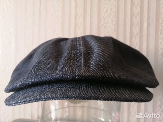 Кепка джинсовая, восьмиклинка