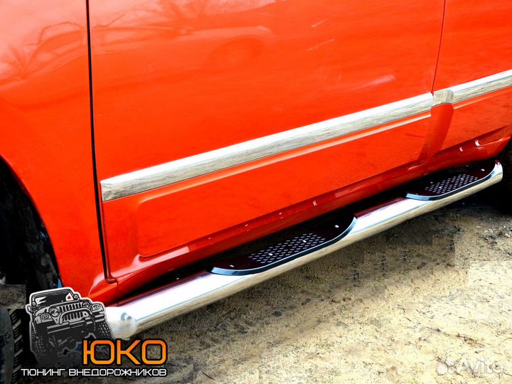 Защита порогов Chery Tiggo 3