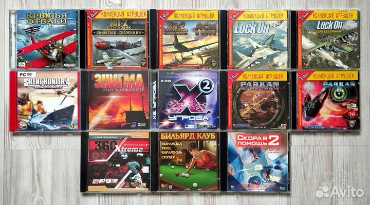 Игры для компьютера (пк, PC), на дисках (CD)