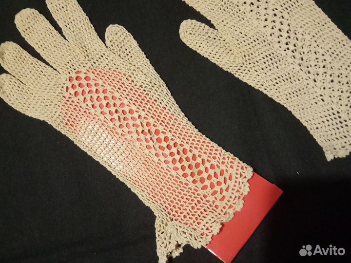 Перчатки винтажные женские