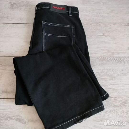 Джинсы широкие