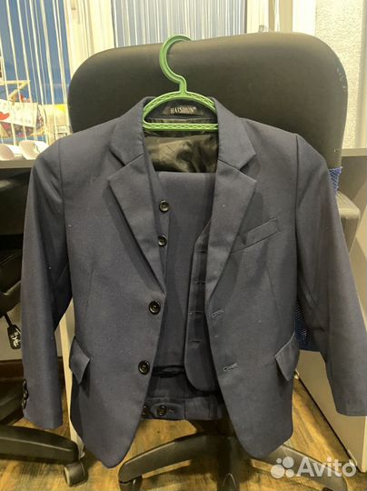 Школьный костюм для мальчика 128 синий