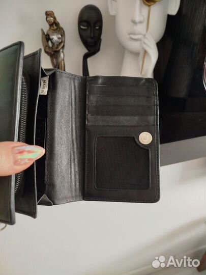 Портмоне женское натуральная кожа ската