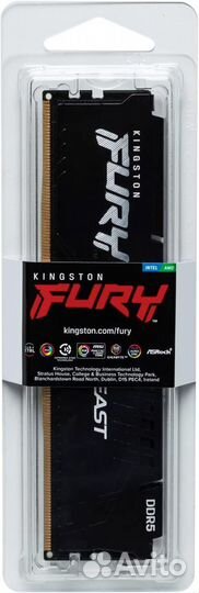 Новая Память озу Kingston Fury DDR5 32GB 5600 мгц