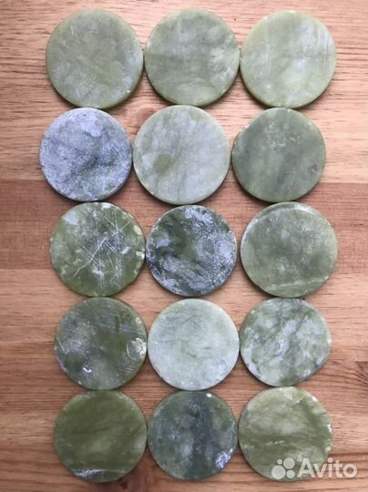 Нефритовый камень 5 шт