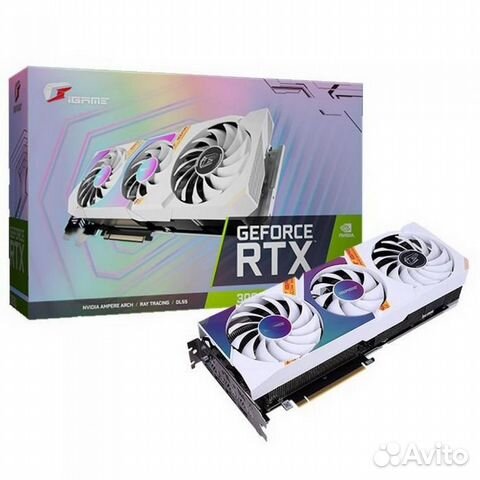 Видеокарта Colorful RTX 3070 Ultra W OC LHR-V