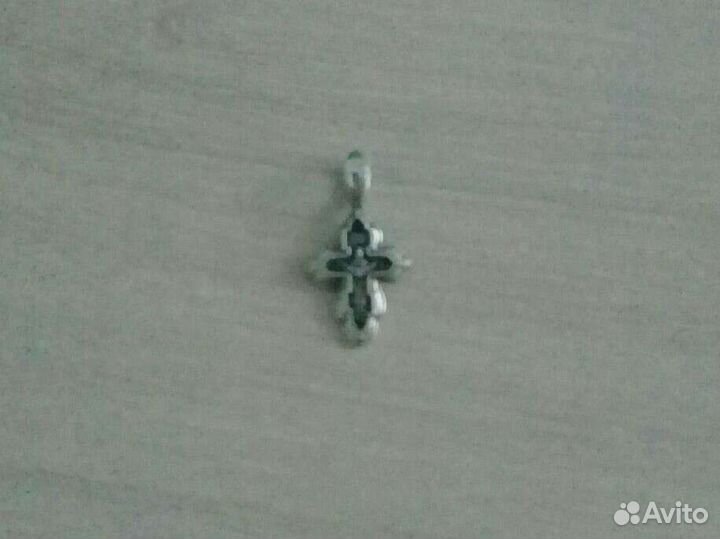 Серебряный крестик 1 грам