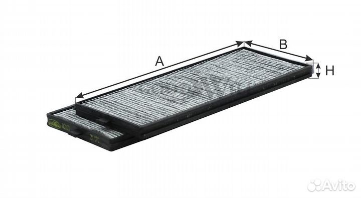 Фильтр салона угольный AG1632kcfc Goodwill
