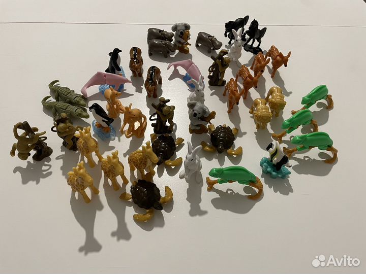 Фигурки животных kinder из коллекции natoons