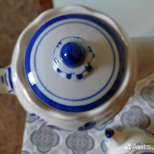 Чайник заварочный Гжель СССР