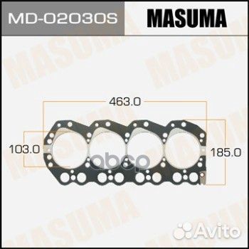 Прокладка ГБЦ nissan QD32/E MD02030S Masuma