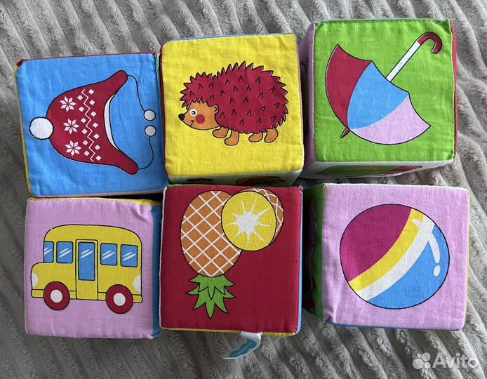 Мягкие кубики большие