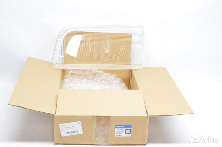 Стекло фары левое volvo, для 440/460 с 94г