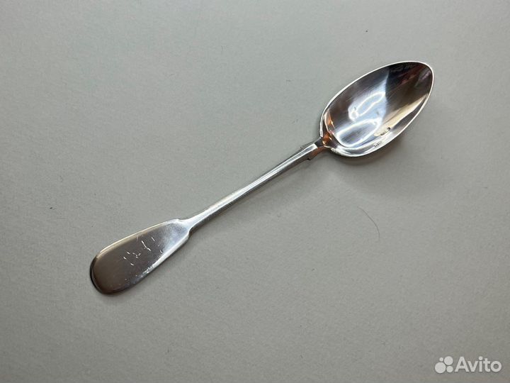 Серебряная чайная ложка 84