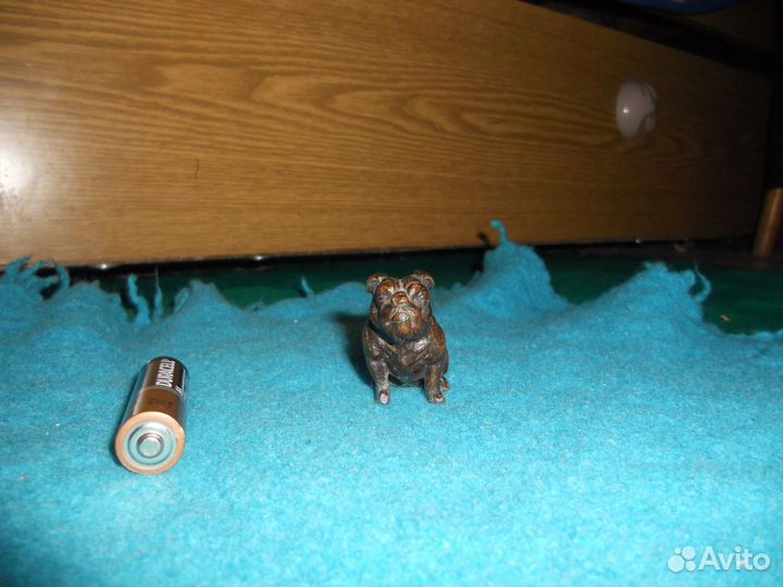 Только самовывоз Статуэтка бульдог металл