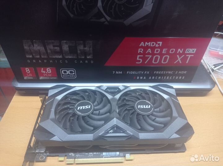 MSI AMD Radeon RX 5700XT RX 5700 XT mech OC 8гб gd