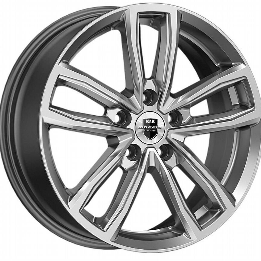 Диски K&K Каланг 6.5x17 5x114.3 ET45 D67.1 Дарк платинум