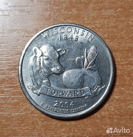 Монеты США (25 центов 