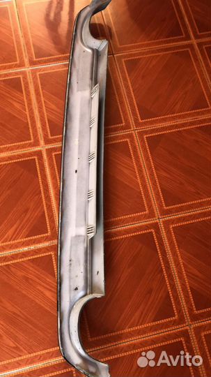 Диффузор на задний бампер Mersedes 221