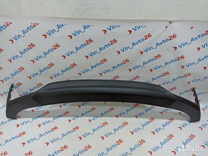 Юбка заднего бампера Hyundai Solaris 2 2017-2020