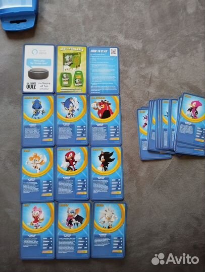 Sonic the hedgehog, карточки