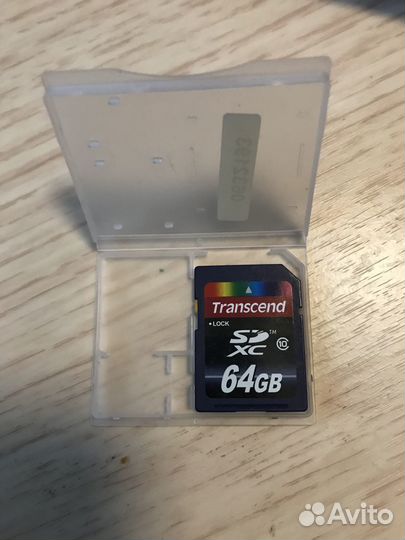 Карты памяти Transcend sdxc 64 Gb